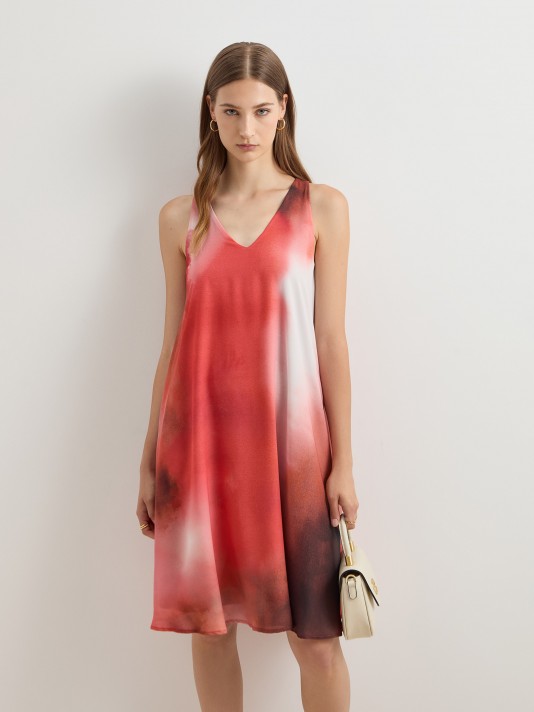 Short printed dress