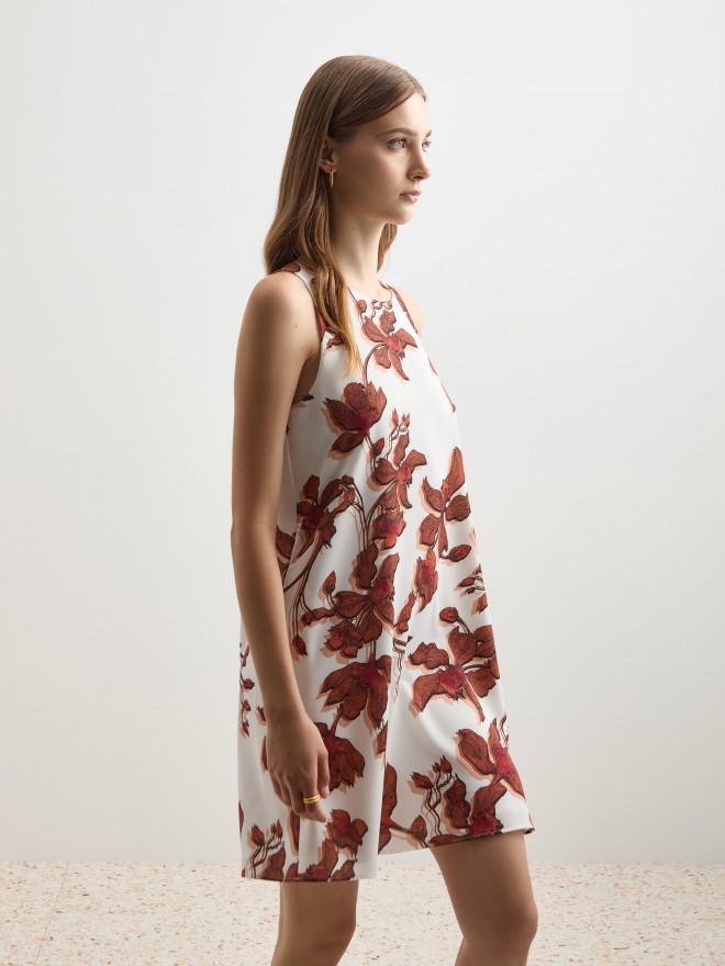 Vestido curto estampado Vestido curto estampado