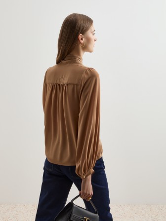 Blusa de manga abalonada Blusa de manga abalonada