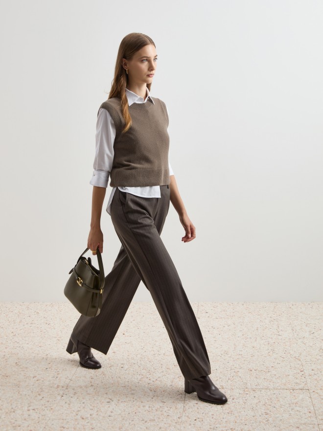 Pinstripe pants