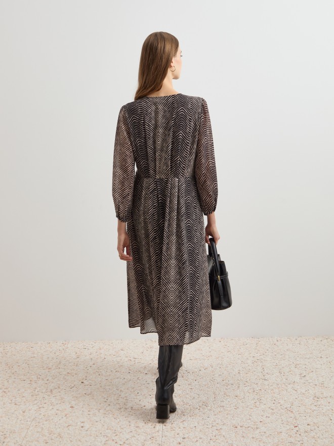 Vestido midi fluido