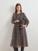 Vestido midi fluido