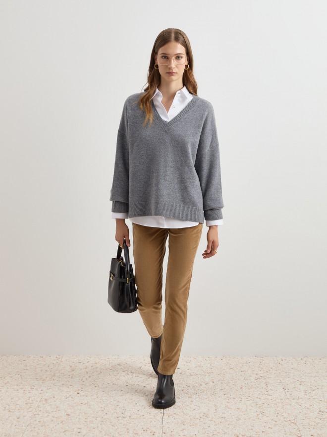 Camisola de malha em lã Camisola de malha em lã