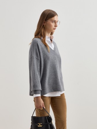 Woolen knit sweater Woolen knit sweater