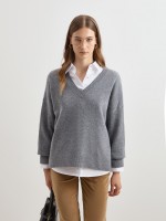 Camisola de malha em lã Camisola de malha em lã
