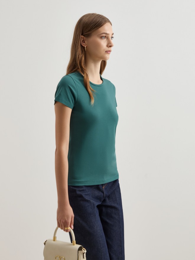Camiseta b�sica manga corta
