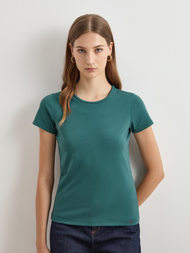 Camiseta b�sica manga corta