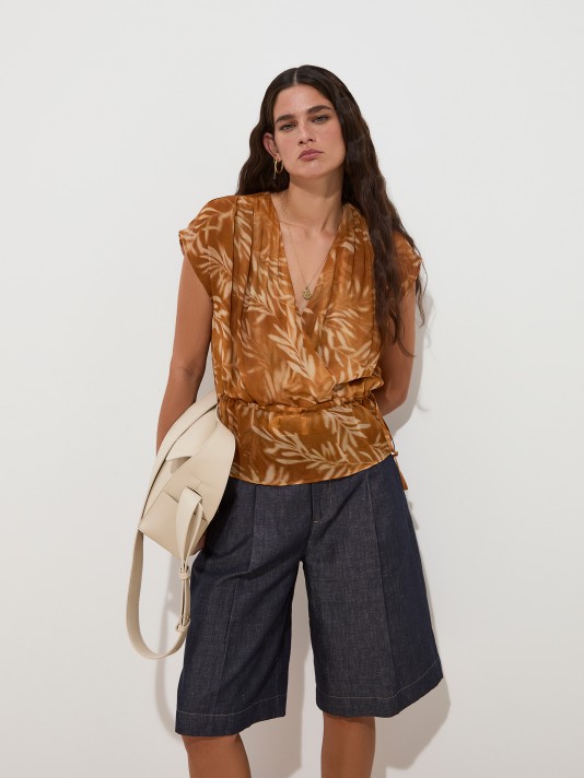 Blusa cruzada