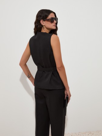 Vest with belt Vest with belt