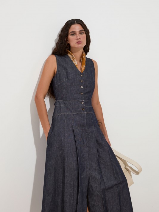 Vestido de ganga
