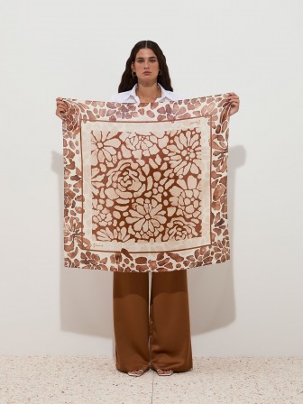 Square silk scarf Square silk scarf
