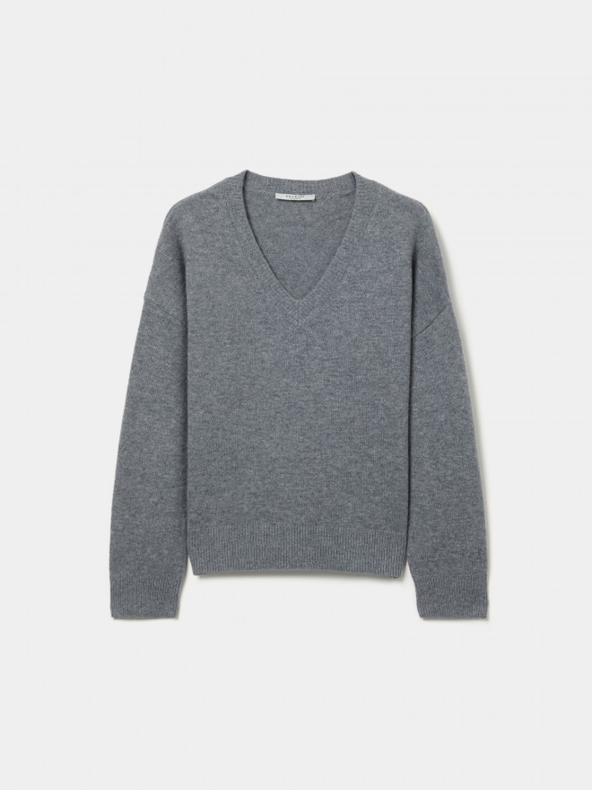 Camisola de malha em lã Camisola de malha em lã