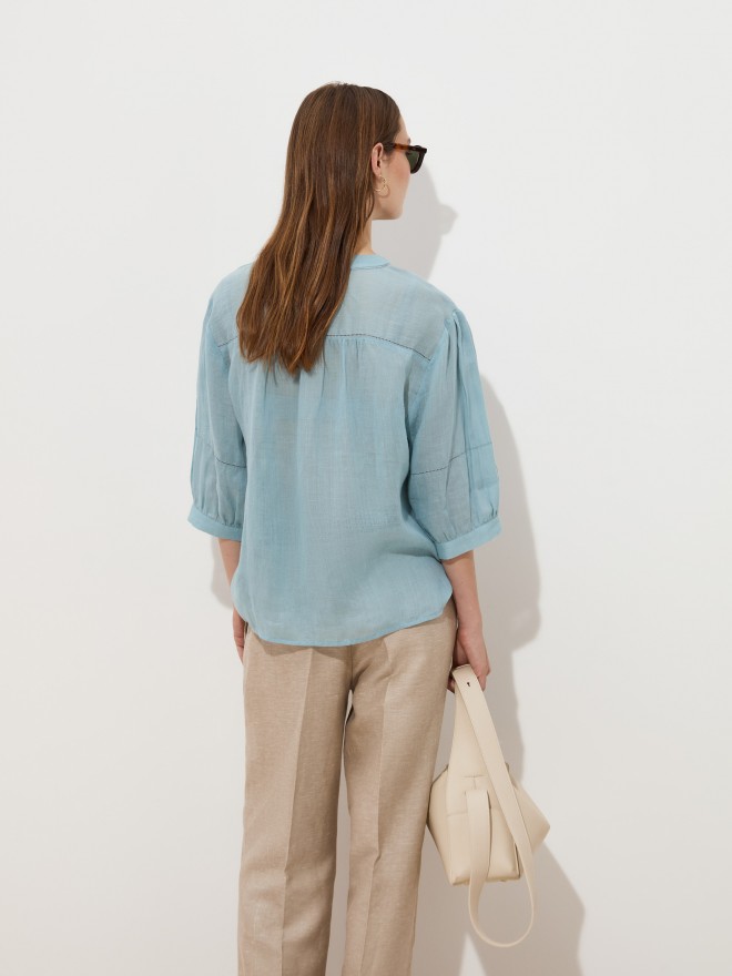 Blusa em rami Blusa em rami