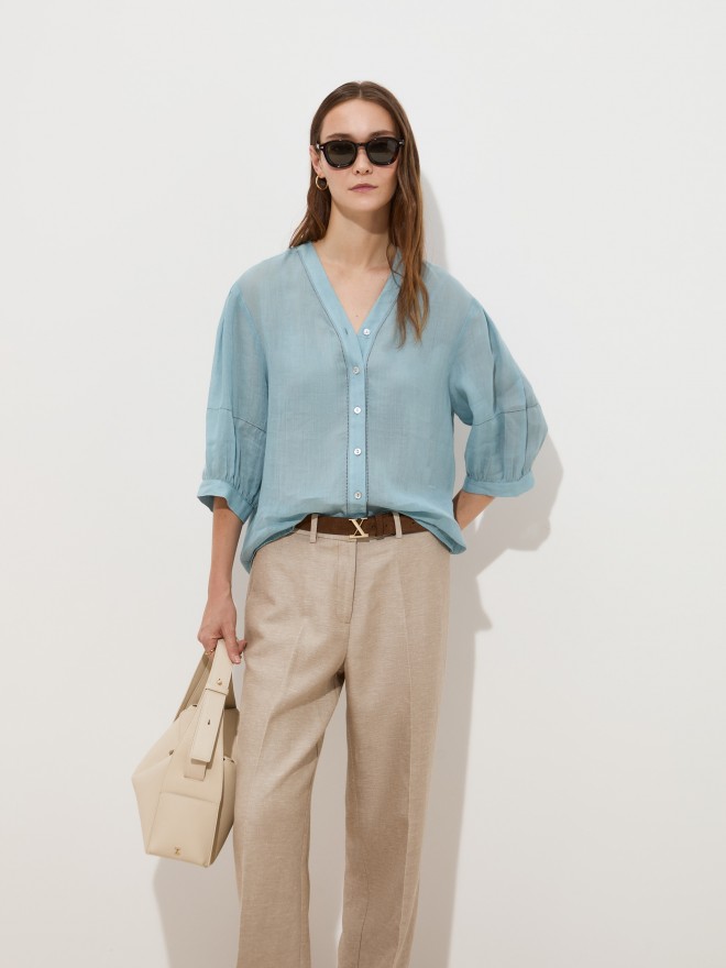 Blusa em rami Blusa em rami