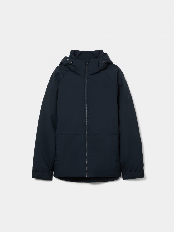 Parka with detachable hood Parka with detachable hood