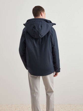 Parka with detachable hood Parka with detachable hood
