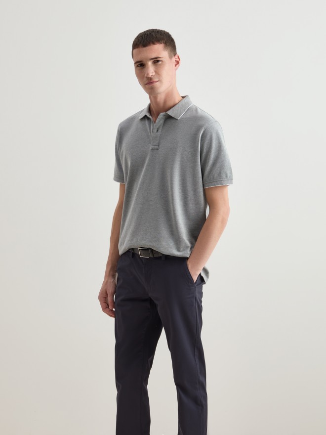 Regular fit cotton polo shirt Regular fit cotton polo shirt