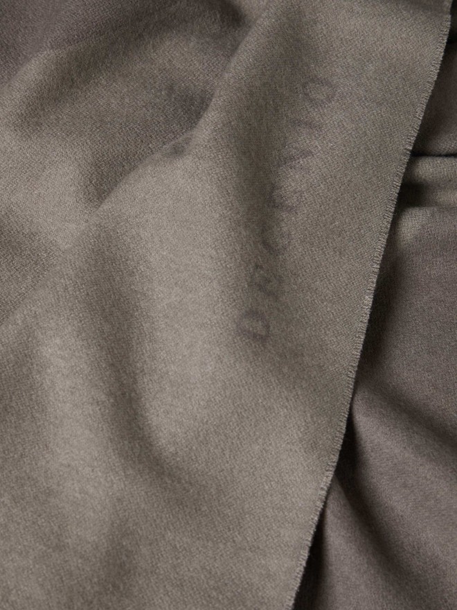 Monogrammed scarf