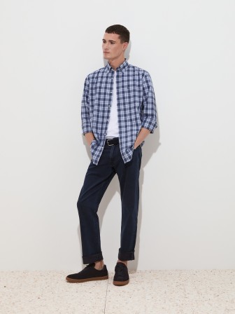 Regular fit plaid shirt Regular fit plaid shirt