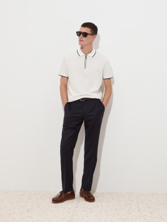 Polo shirt with zipper Polo shirt with zipper