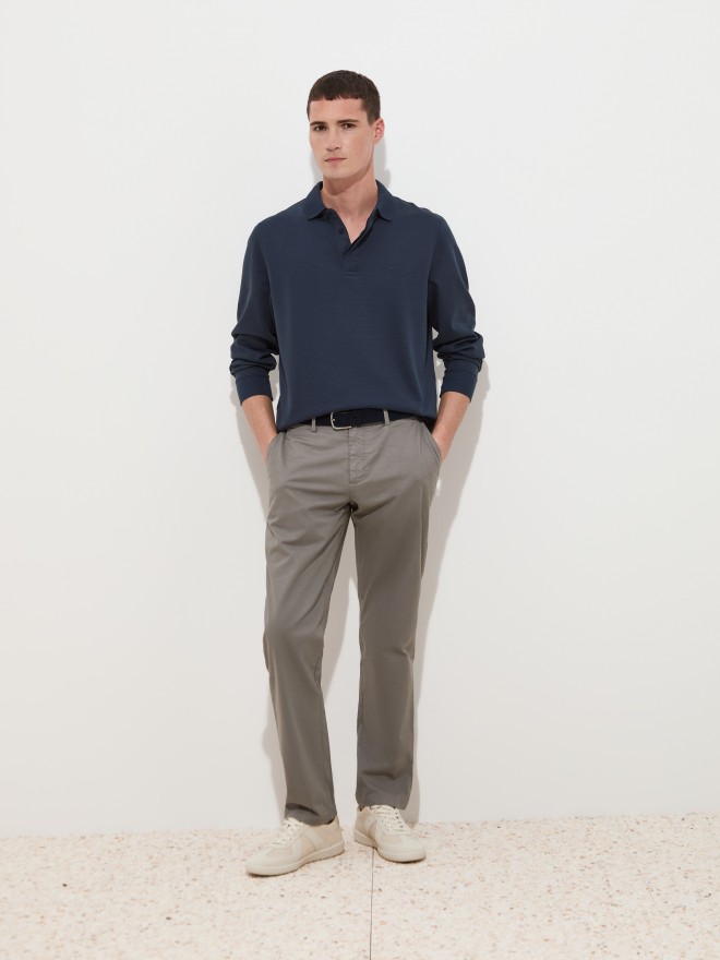 Long-sleeved polo shirt Long-sleeved polo shirt