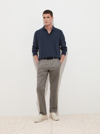 Long-sleeved polo shirt Long-sleeved polo shirt