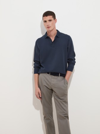 Long-sleeved polo shirt Long-sleeved polo shirt