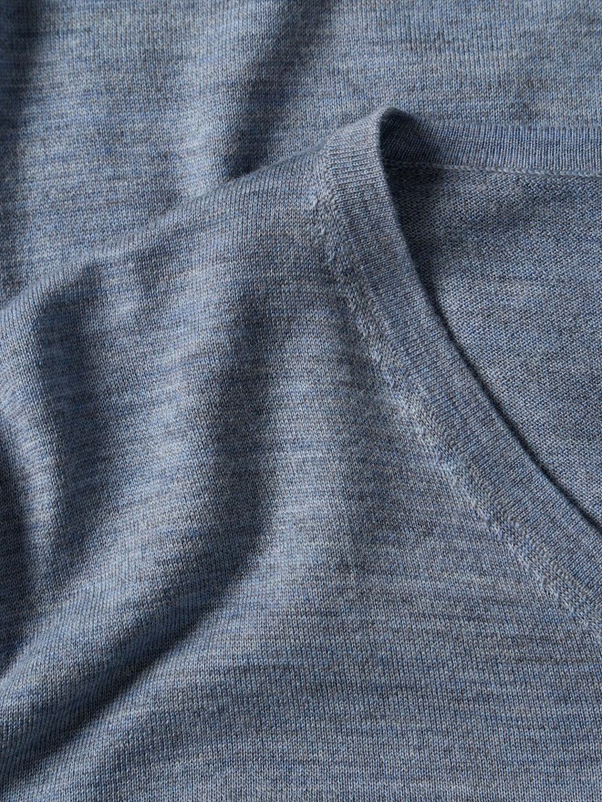 Wool pullover with V-neck Wool pullover with V-neck