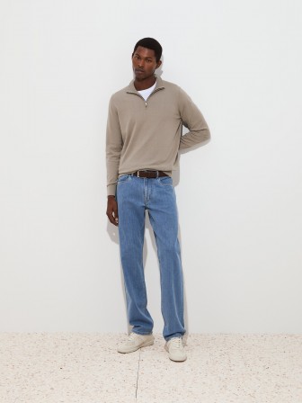 Regular fit denim trousers Regular fit denim trousers