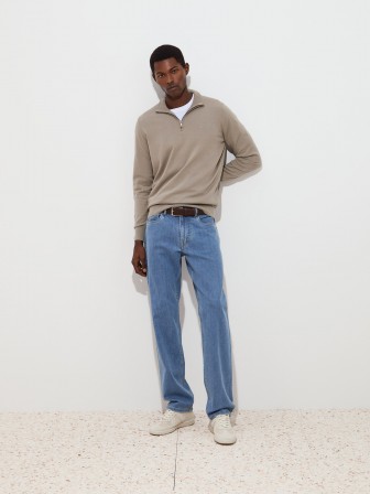 Regular fit denim trousers Regular fit denim trousers