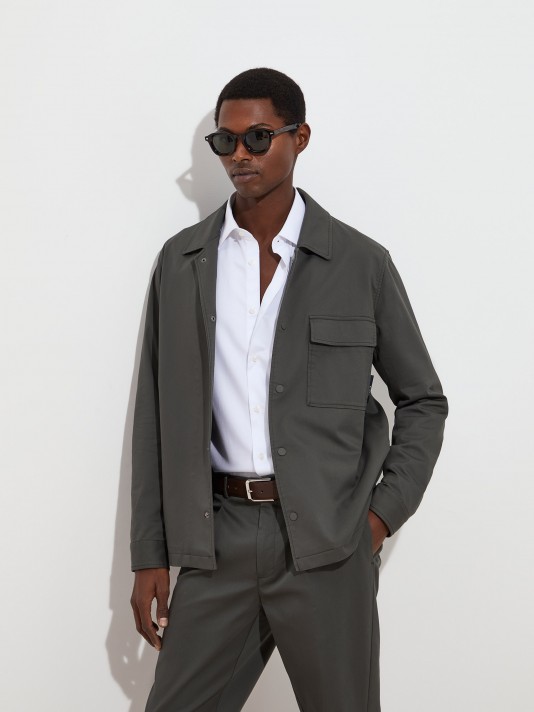 Overshirt with pocket