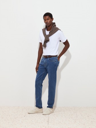 Regular fit denim trousers Regular fit denim trousers