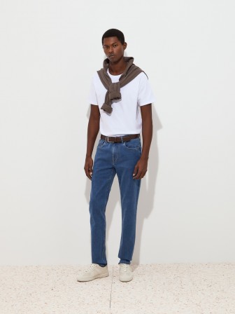 Regular fit denim trousers Regular fit denim trousers