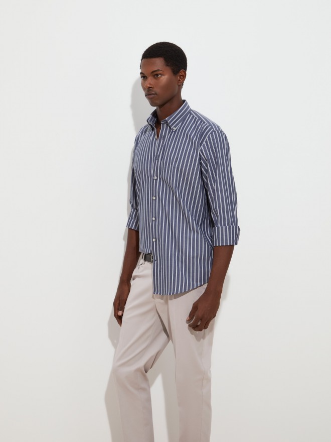 Regular fit striped shirt Regular fit striped shirt
