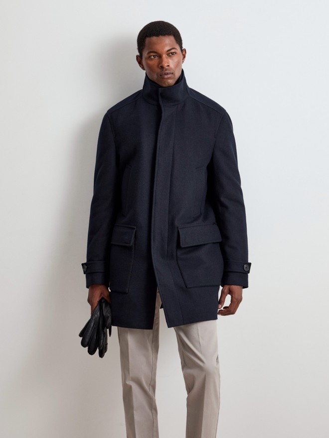 Overcoat with wool Overcoat with wool