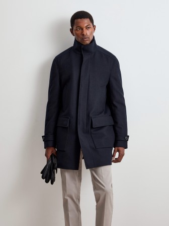 Overcoat with wool Overcoat with wool