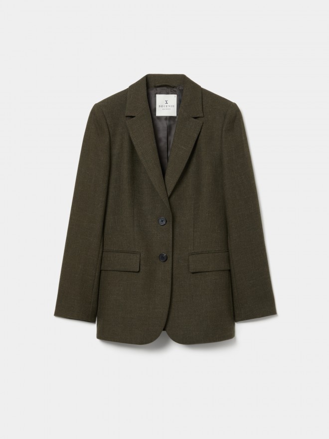 Classic blazer with wool Classic blazer with wool