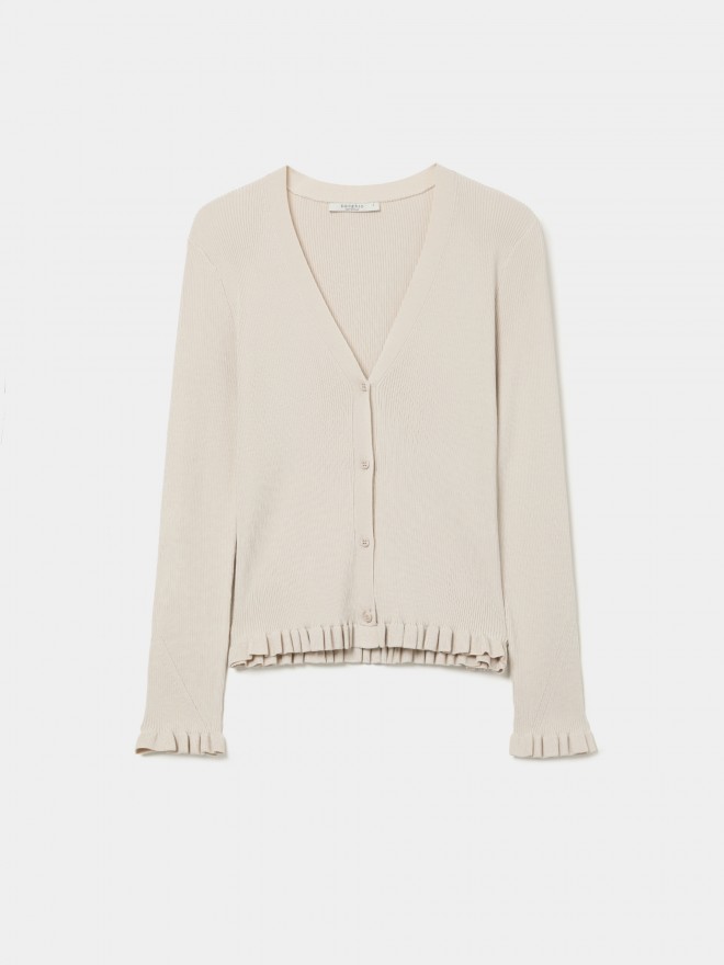 Ribbed knit jacket Ribbed knit jacket