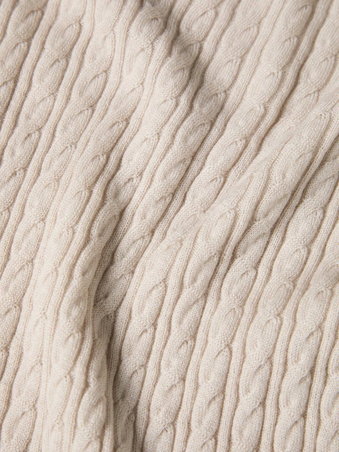 Knitted sweater made of wool and cashmere. Knitted sweater made of wool and cashmere.