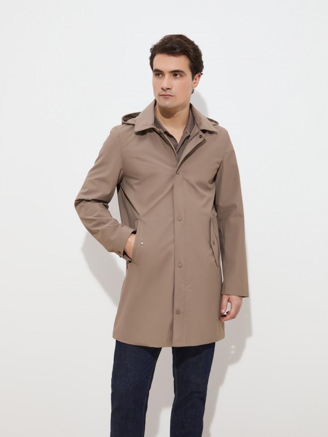 Parka com capuz amovível Parka com capuz amovível