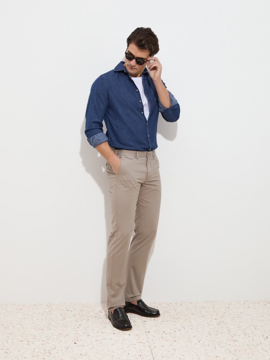 Regular fit chino pants