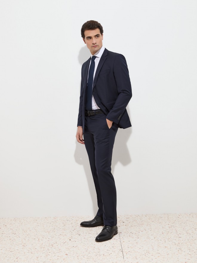 Regular fit suit trousers