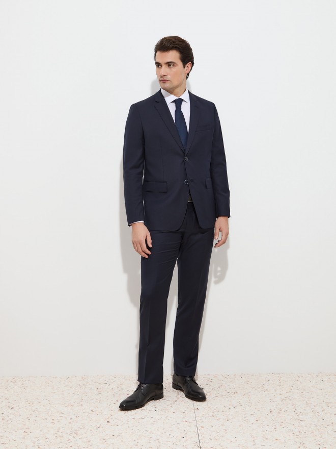 Regular fit suit trousers