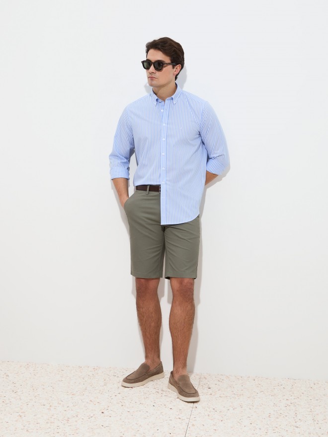 Regular fit poplin shirt Regular fit poplin shirt