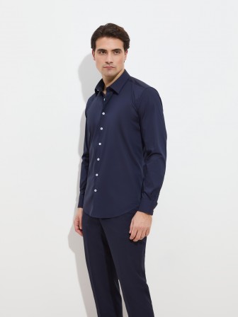 Slim fit plain shirt Slim fit plain shirt