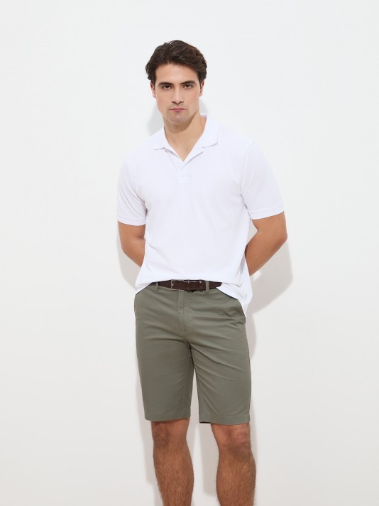 Regular fit pique polo shirt