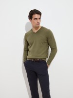 Pullover em algodão e caxemira Pullover em algodão e caxemira