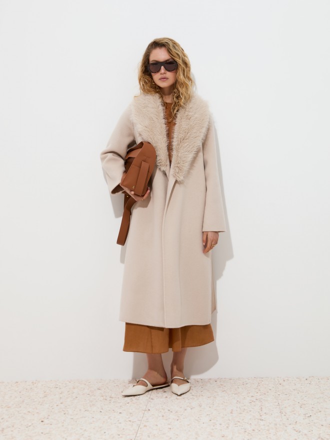Long wool coat