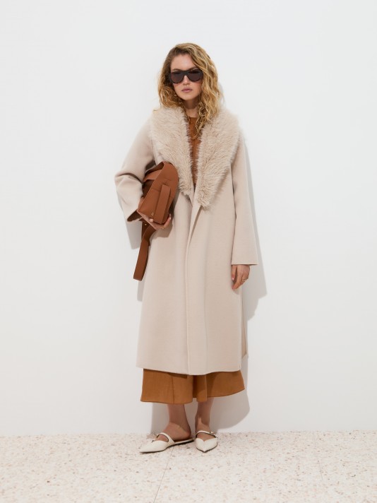 Long wool coat