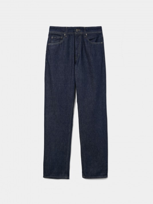 Regular fit denim trousers